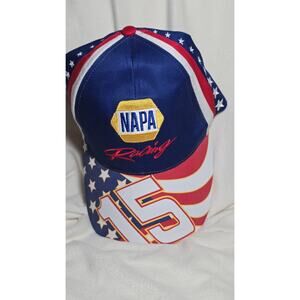 NAPA Racing Hat Cap #15 Michael Waltrip Red/White/Blue Adjustable Cap